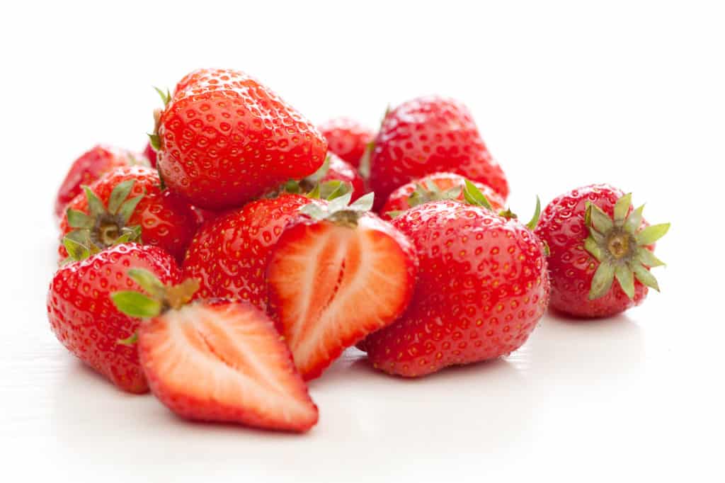 A picture of strawberries