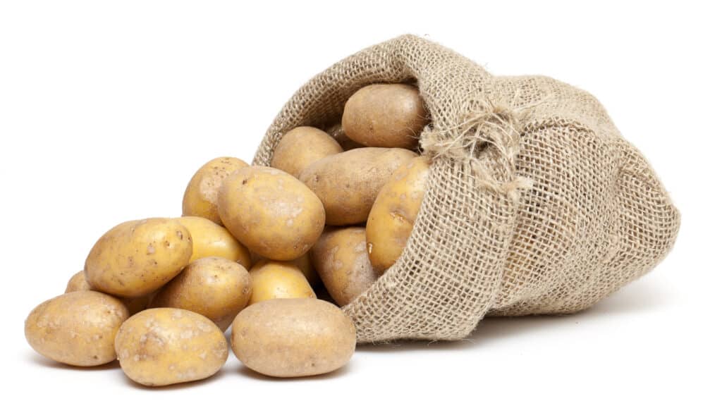 A picture of potatoes